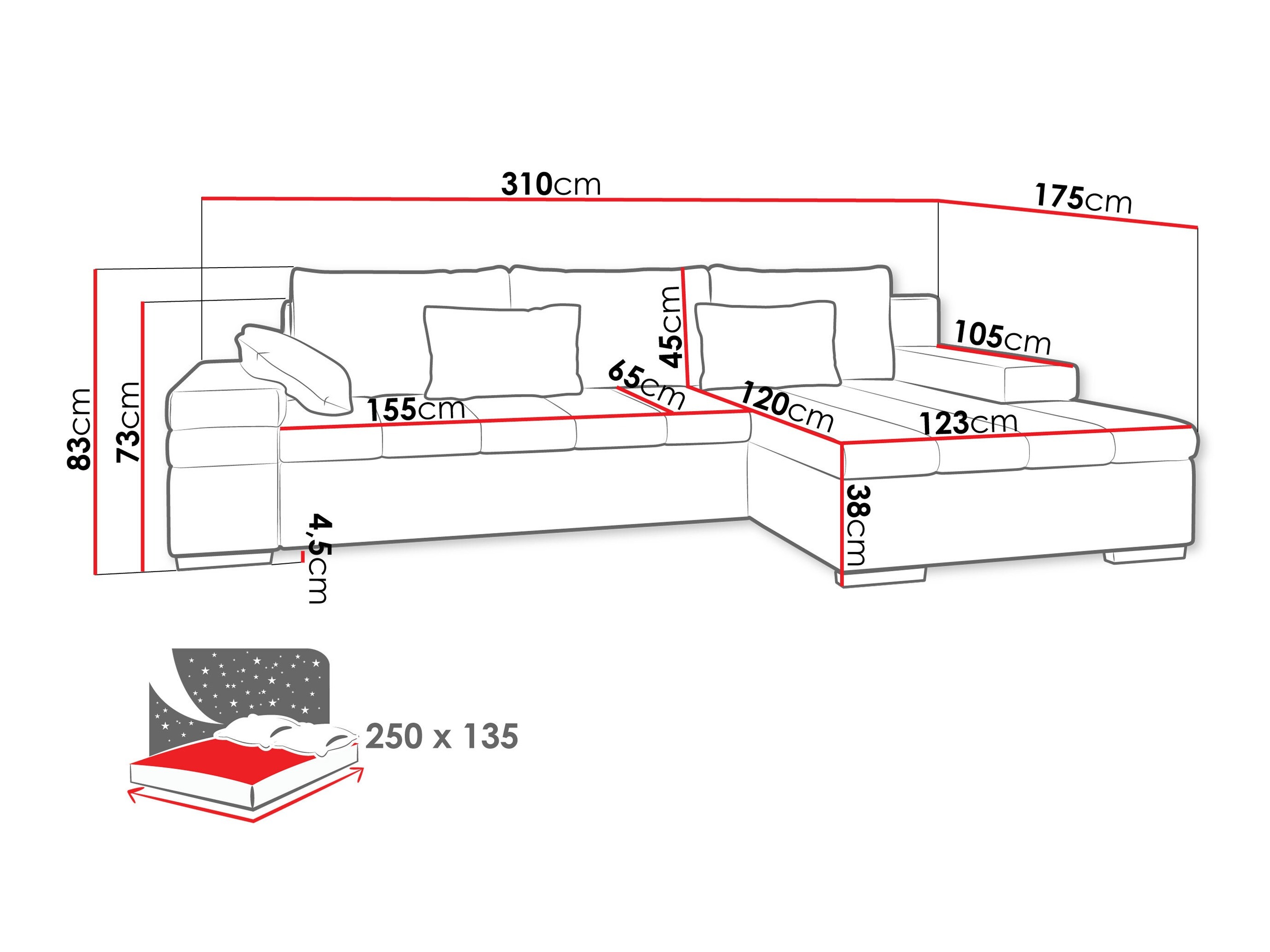 Minkštas kampas Comfivo Olivetum (Kairinis)