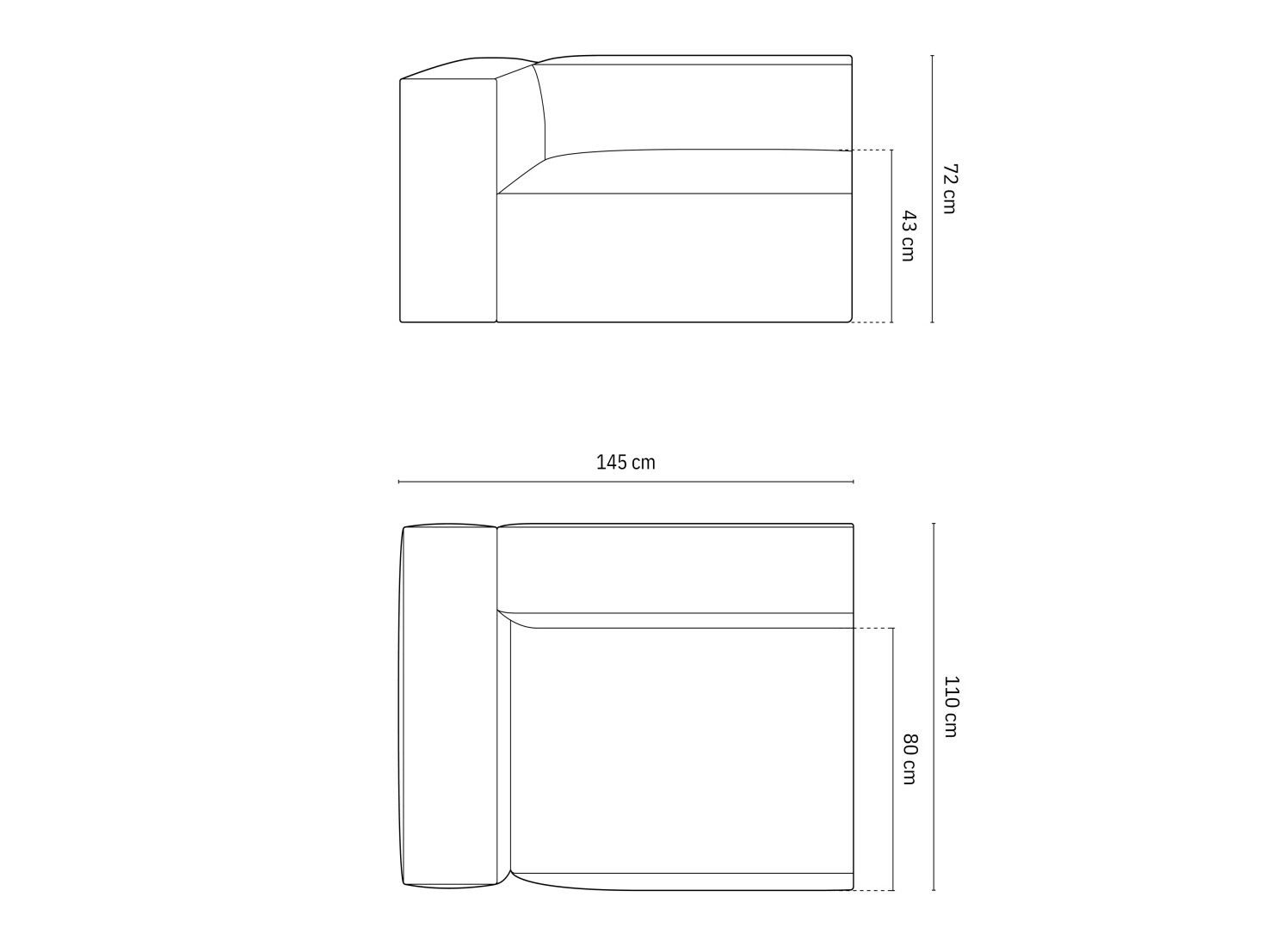 Modulinė sėdimoji dalis Sonsore 107 (Liberty 18)