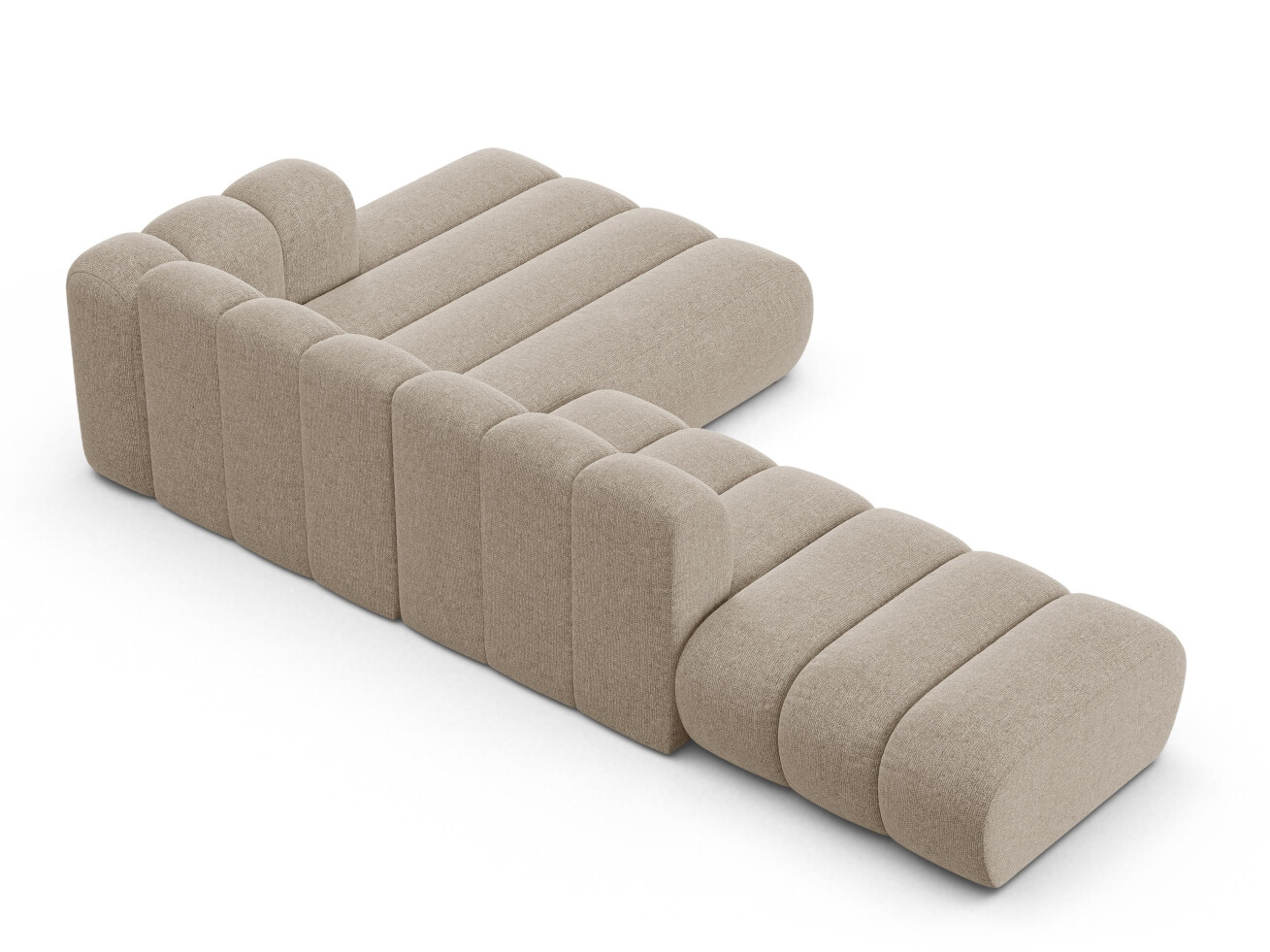 Modulinis minkštas kampas Cirleve 105 (Eden 04 Smėlinė)