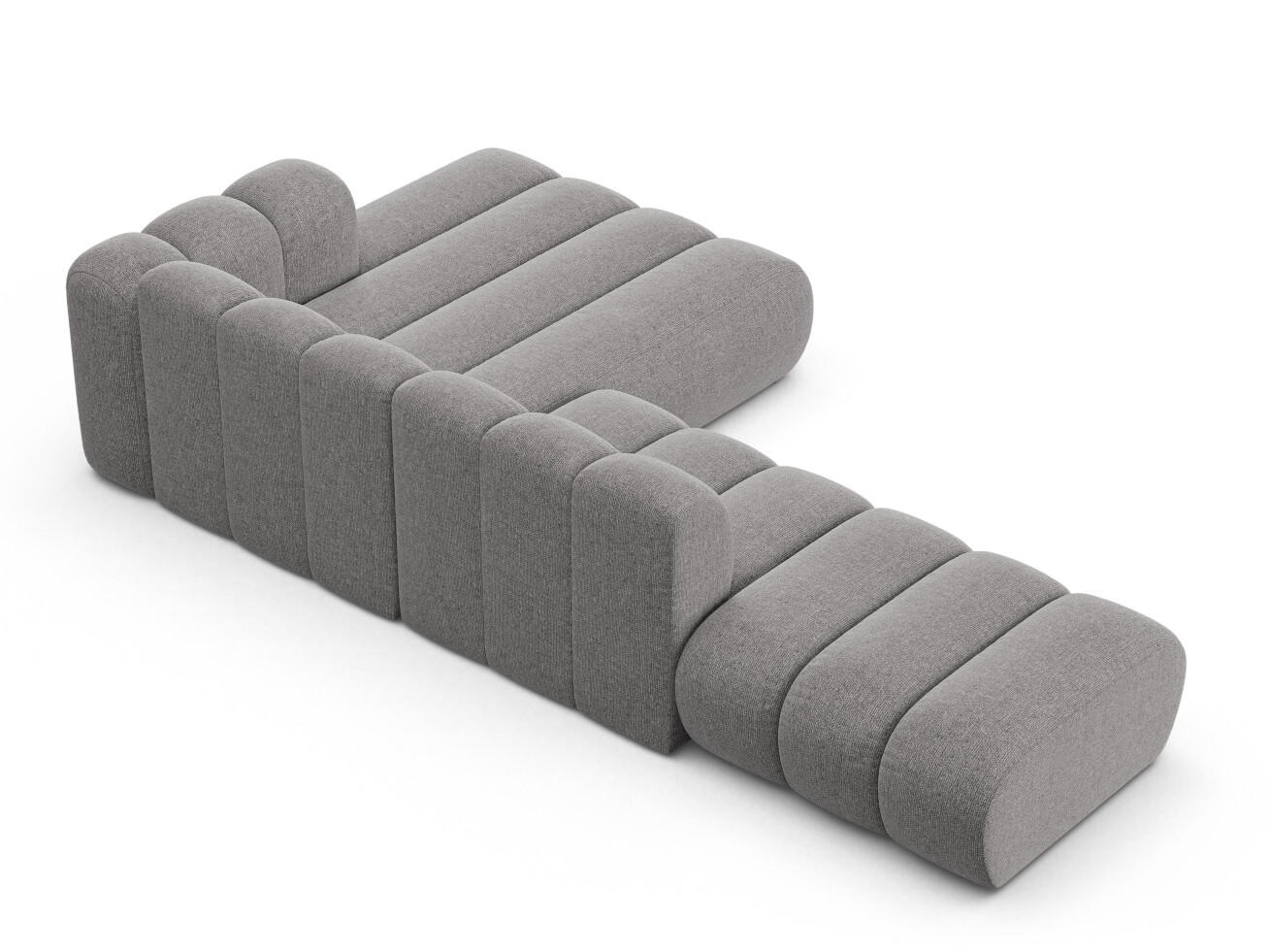 Modulinis minkštas kampas Cirleve 105 (Eden 18 Pilka)