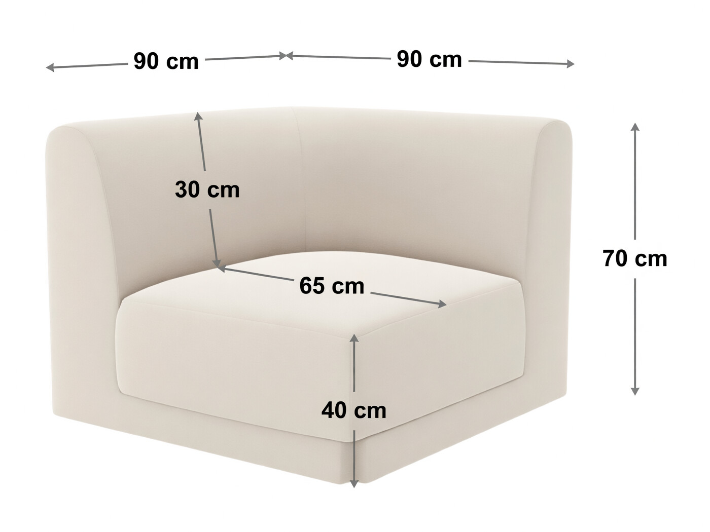 Modulinė sėdimoji dalis Tivlomi 103 (Baloo 2085)