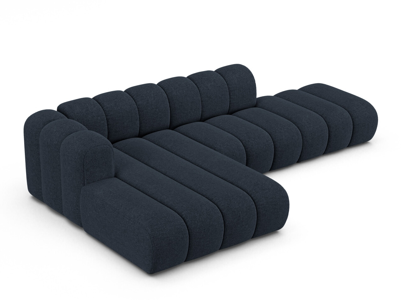 Modulinis minkštas kampas Cirleve 105 (Eden 16 Deep Mėlyna)