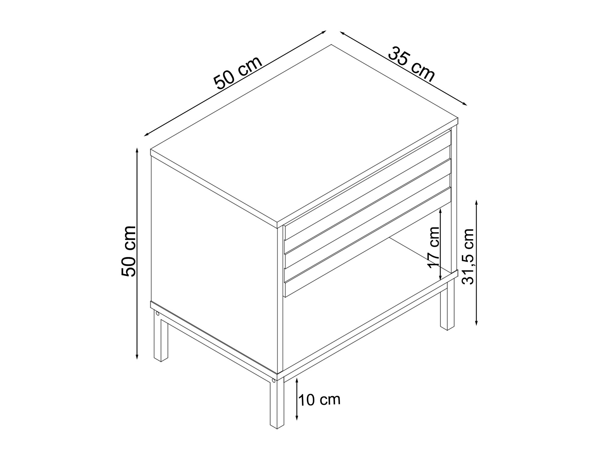 Naktinis staliukas ST8750
