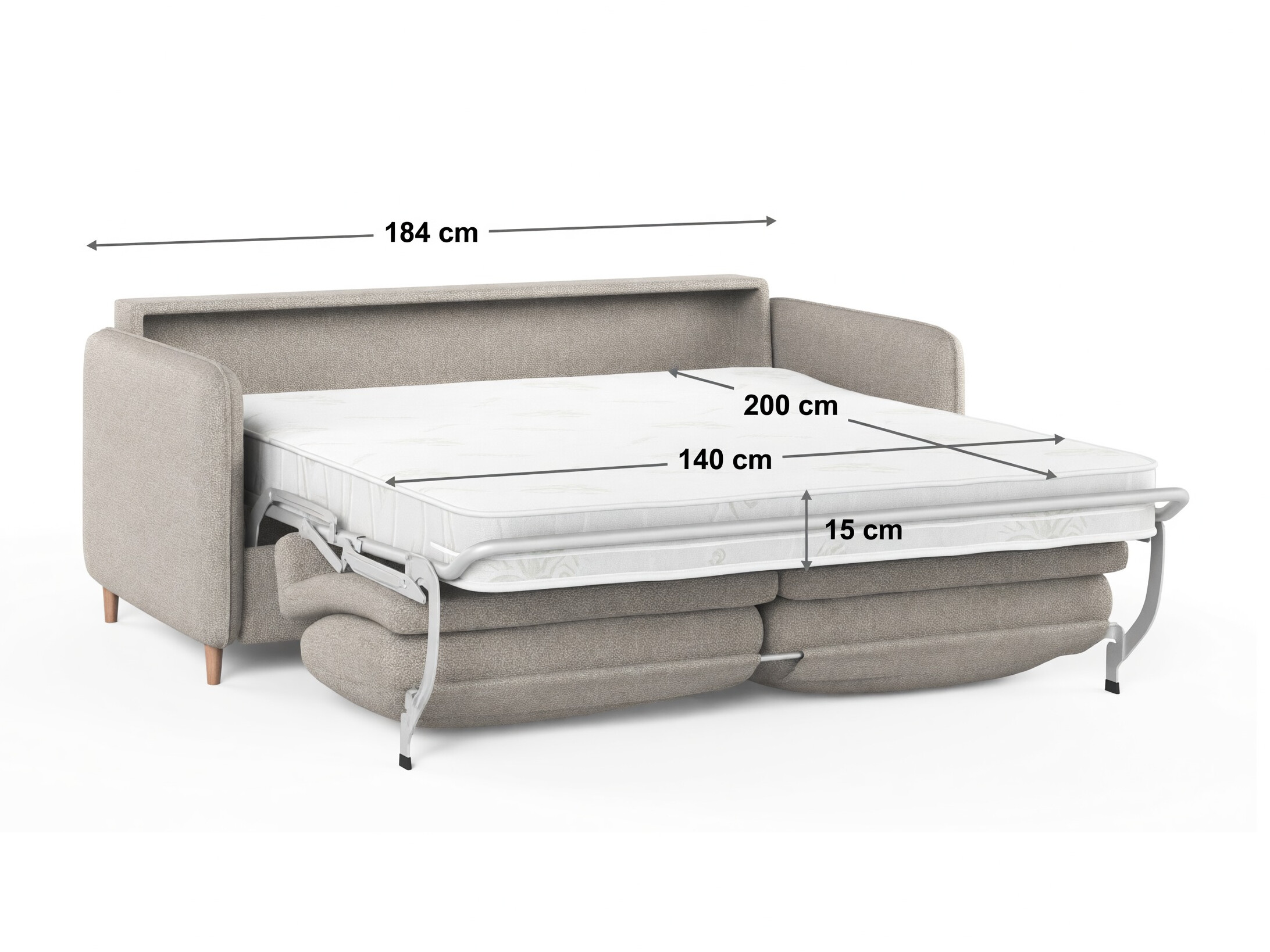 Sofa lova Beckley 357 (Babel Sand)