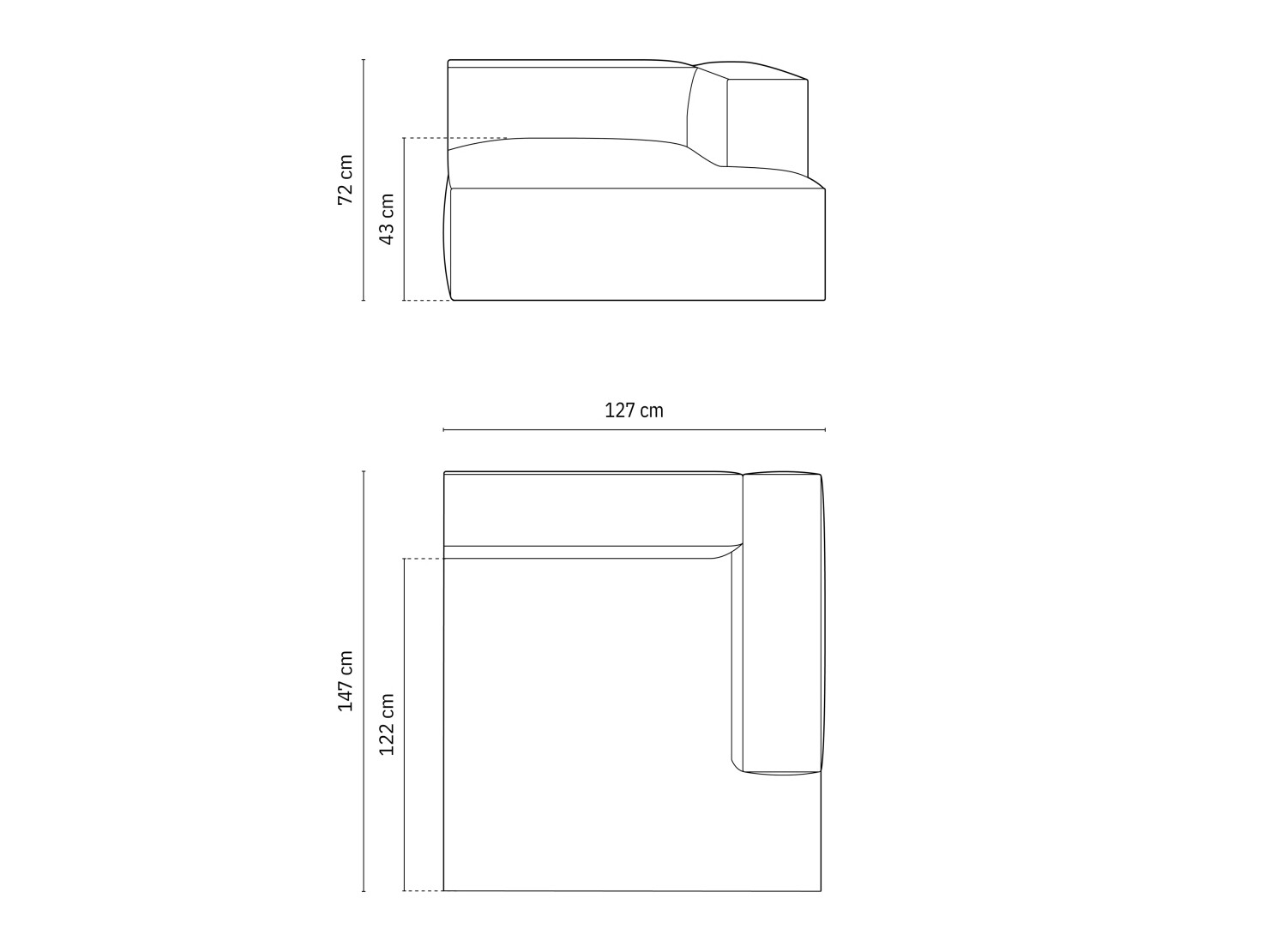 Modulinė sėdimoji dalis Sonsore 104 (Liberty 05)