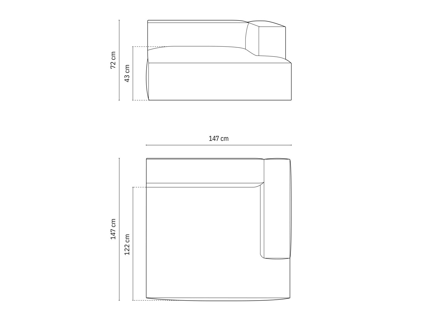 Modulinė sėdimoji dalis Sonsore 105 (Liberty 05)