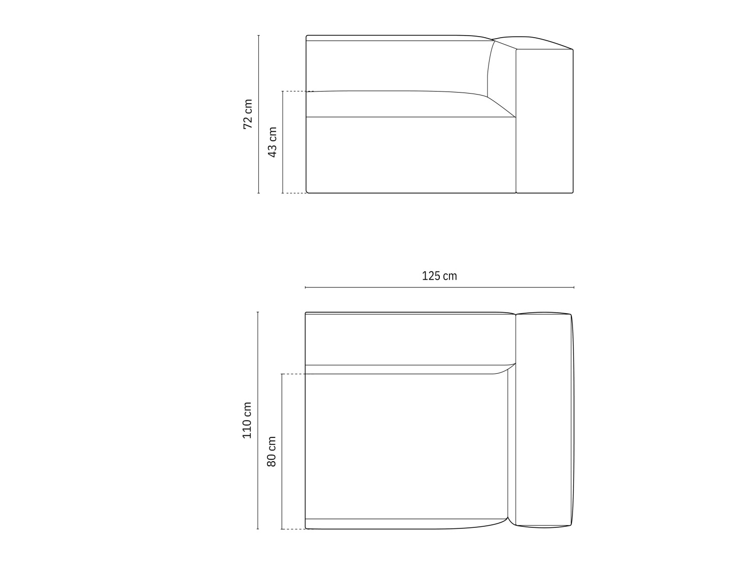 Modulinė sėdimoji dalis Sonsore 106 (Liberty 18)