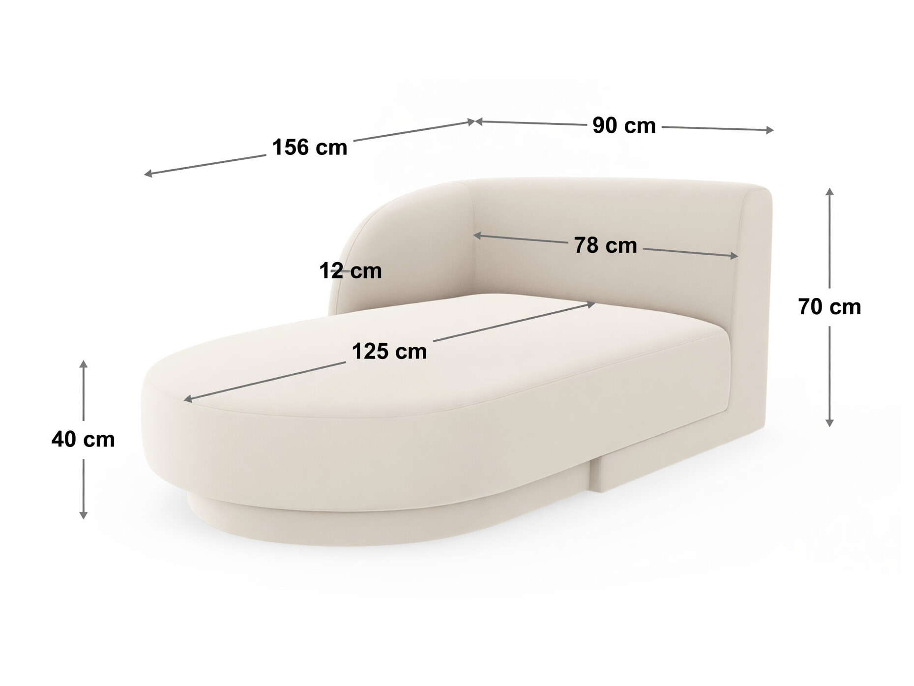 Modulinė sėdimoji dalis Tivlomi 116 (Bluvel 22)