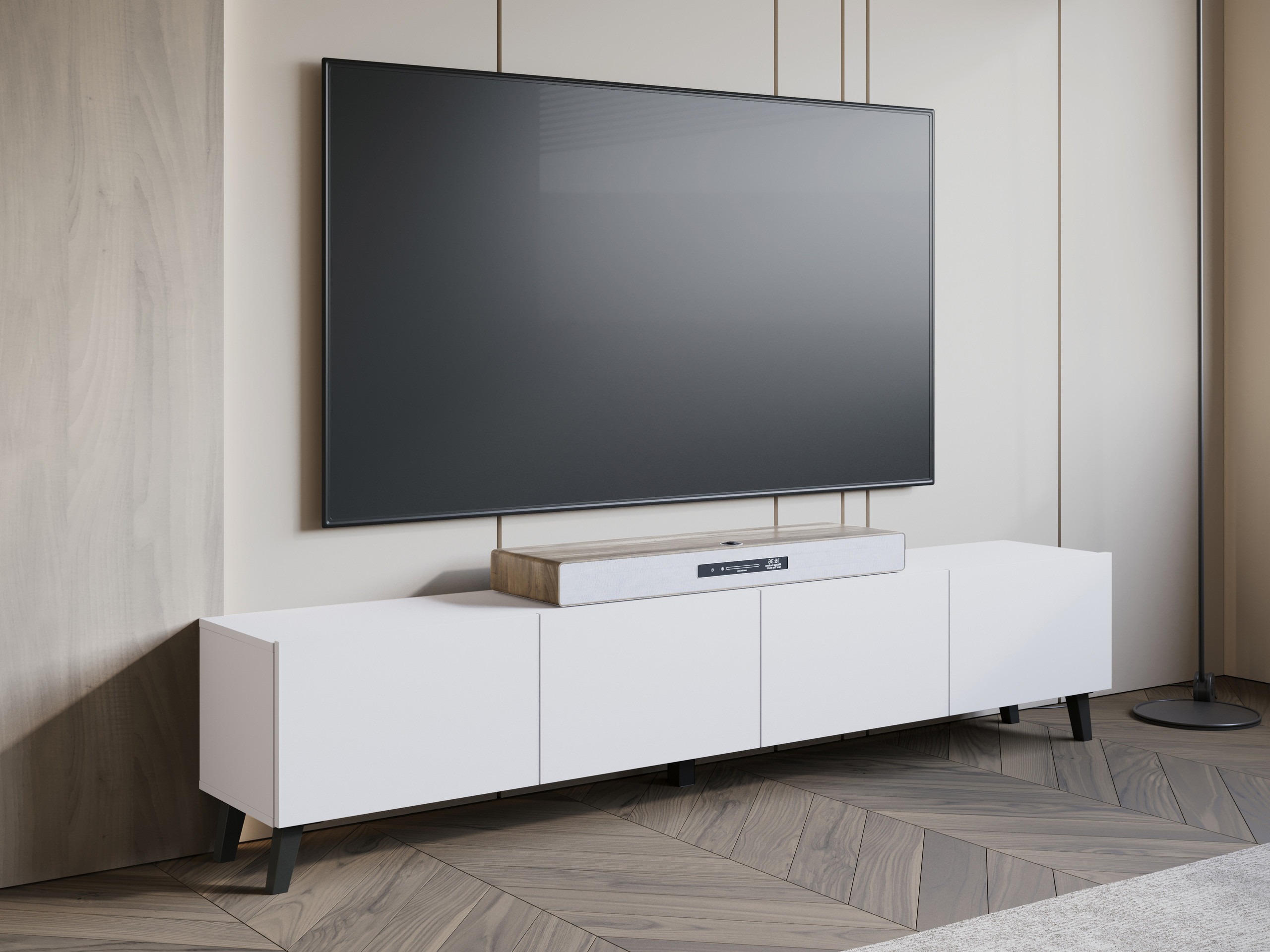 TV staliukas Levtive 101 (Balta)