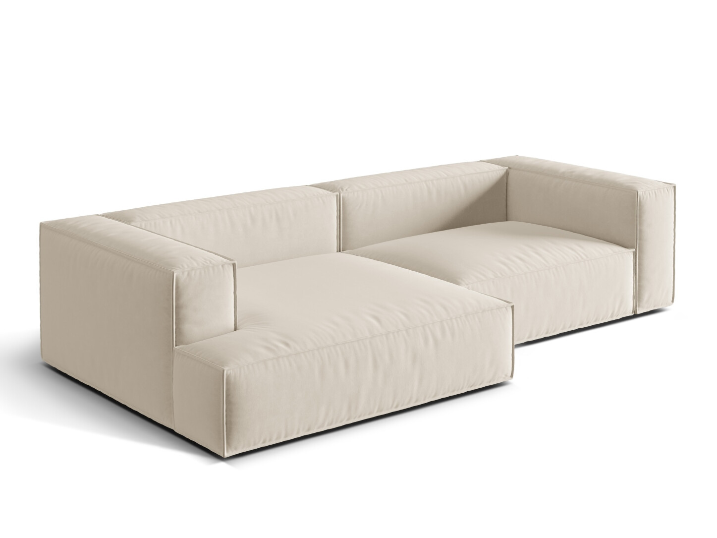 Modulinis minkštas kampas Beckley F120 (Paris Cream)