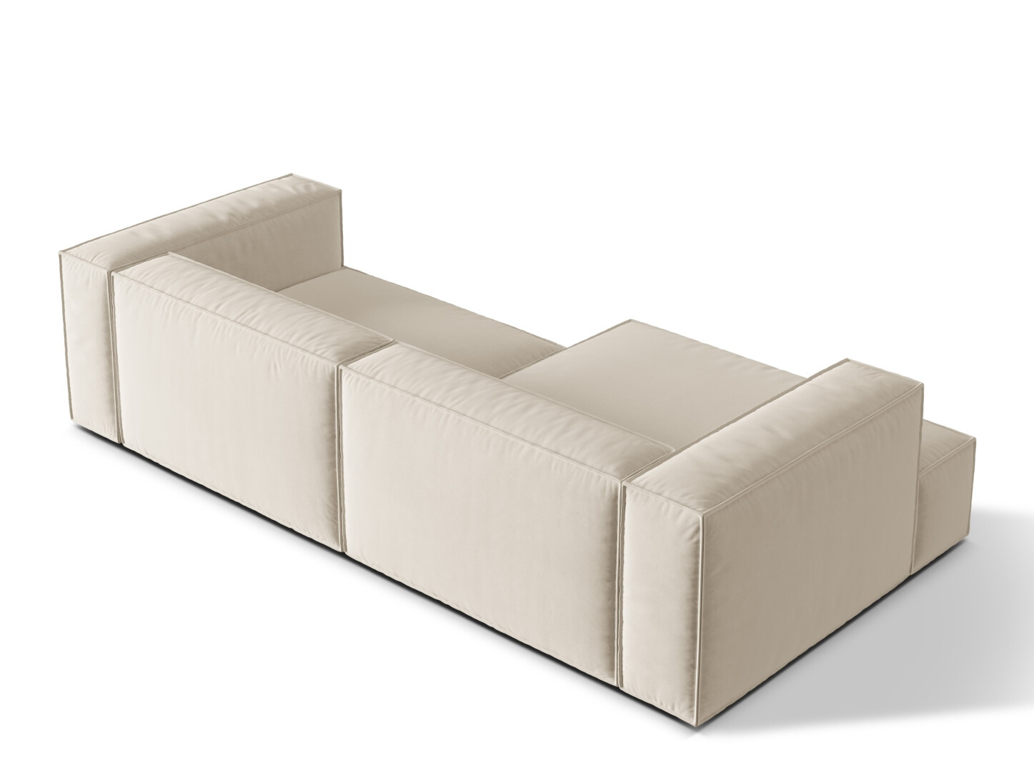 Modulinis minkštas kampas Beckley F120 (Paris Cream)