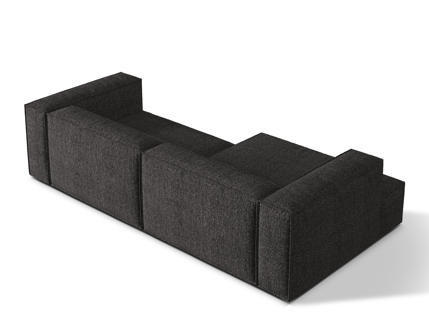 Modulinis minkštas kampas Sonsore 114 (Monet Anthracite)