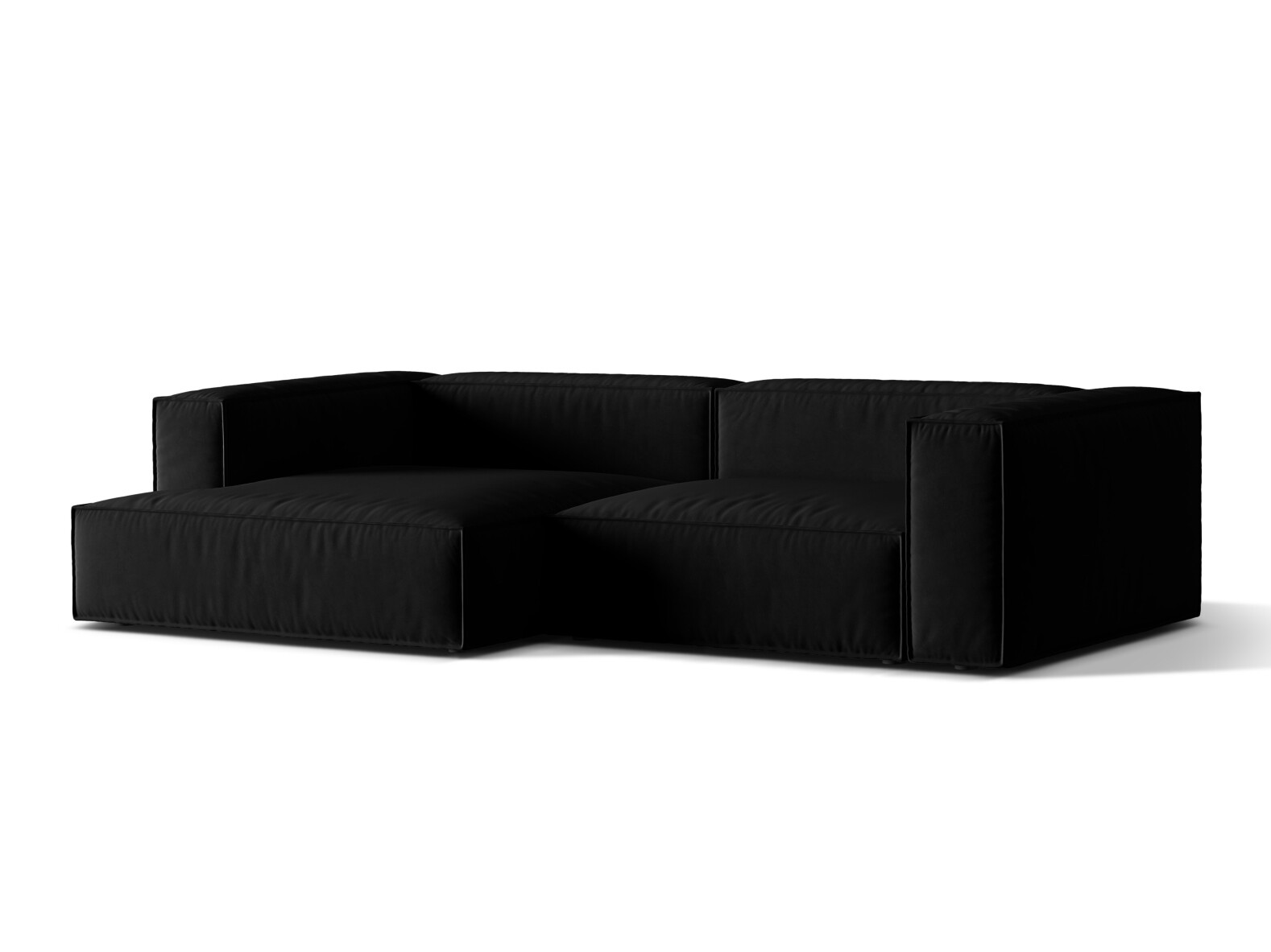 Modulinis minkštas kampas Sonsore 114 (Paris Black)