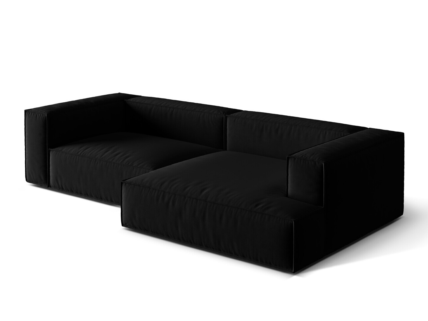 Modulinis minkštas kampas Sonsore 114 (Paris Black)