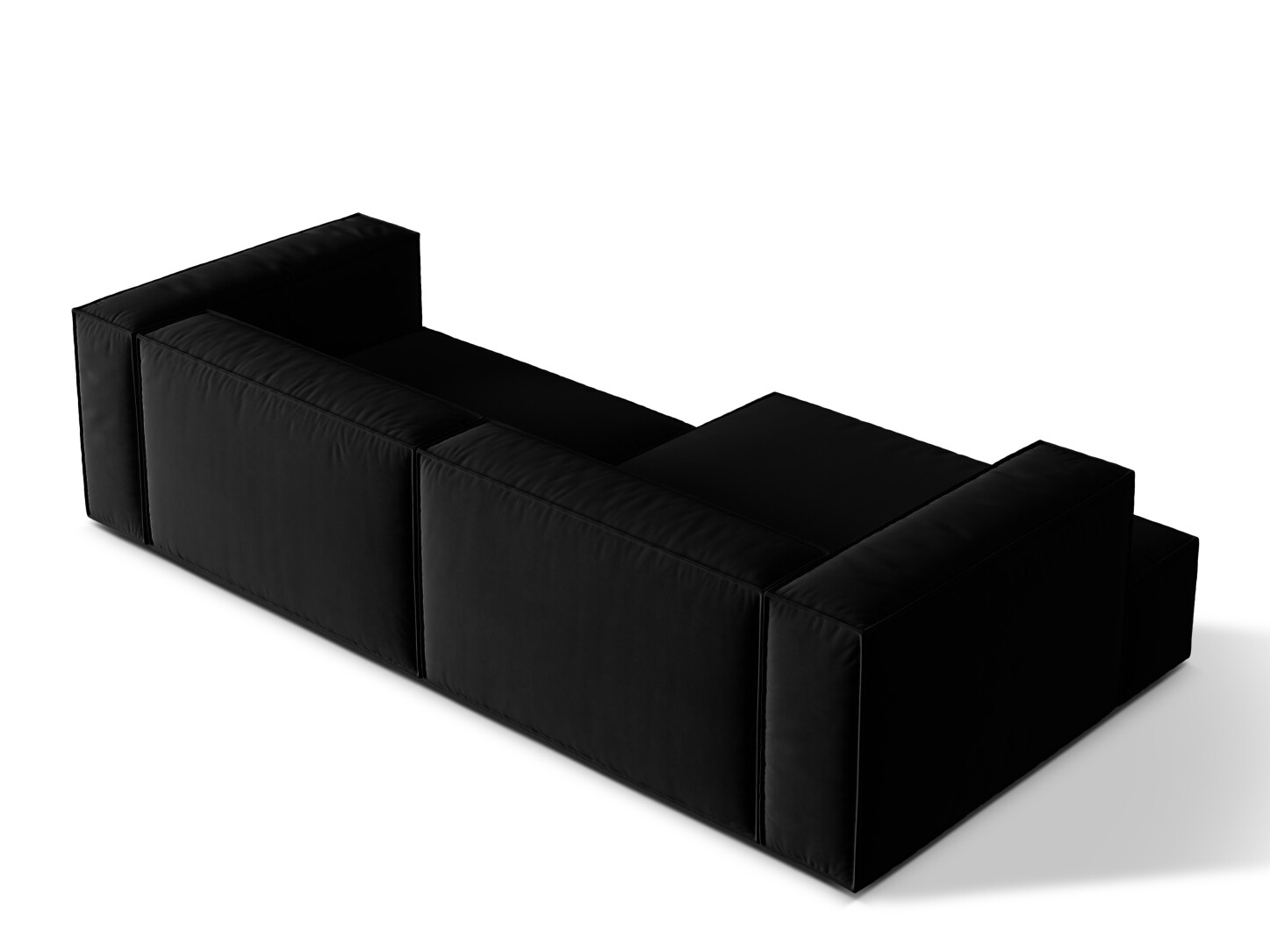 Modulinis minkštas kampas Sonsore 114 (Paris Black)
