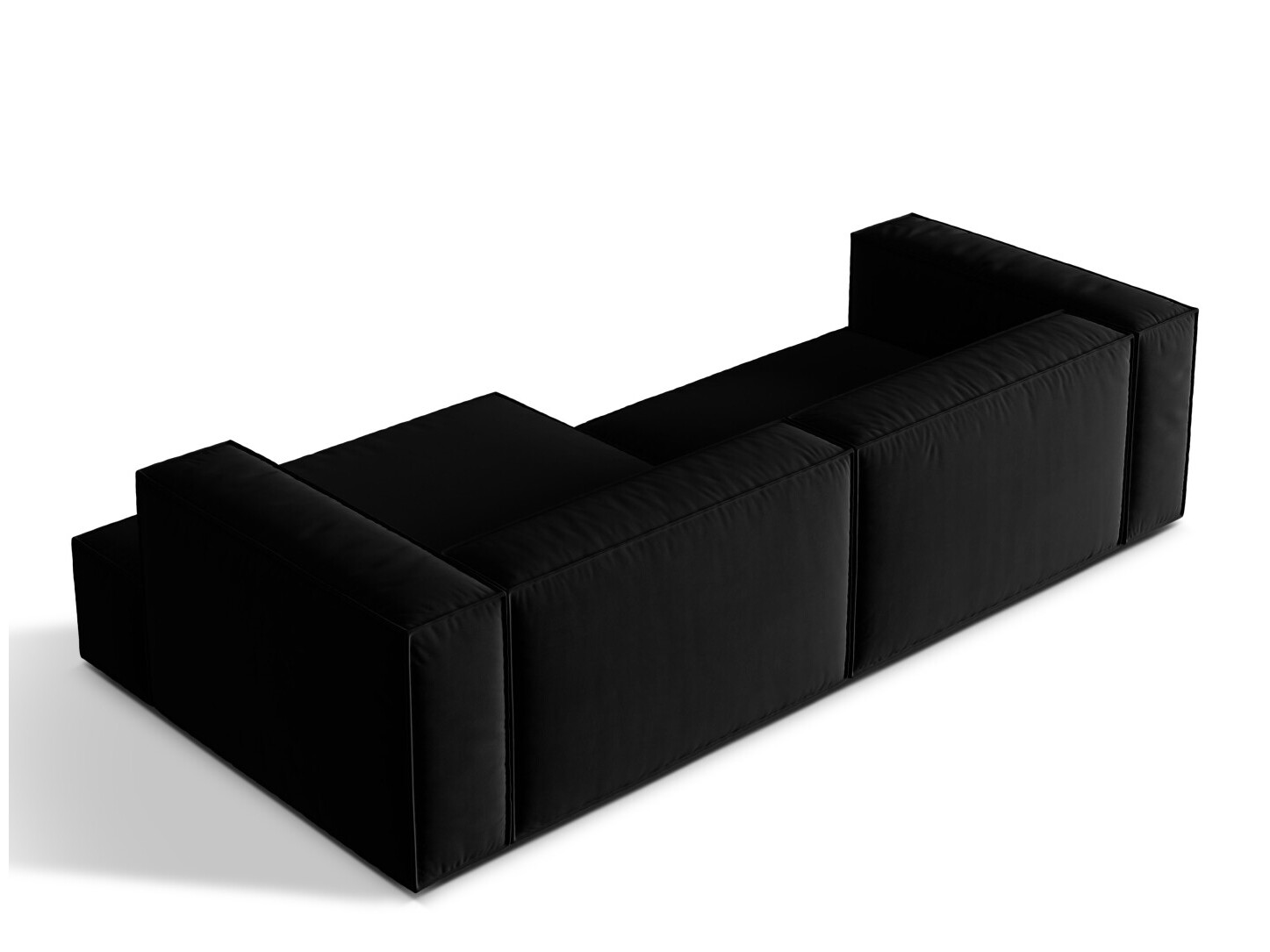 Modulinis minkštas kampas Sonsore 114 (Paris Black)