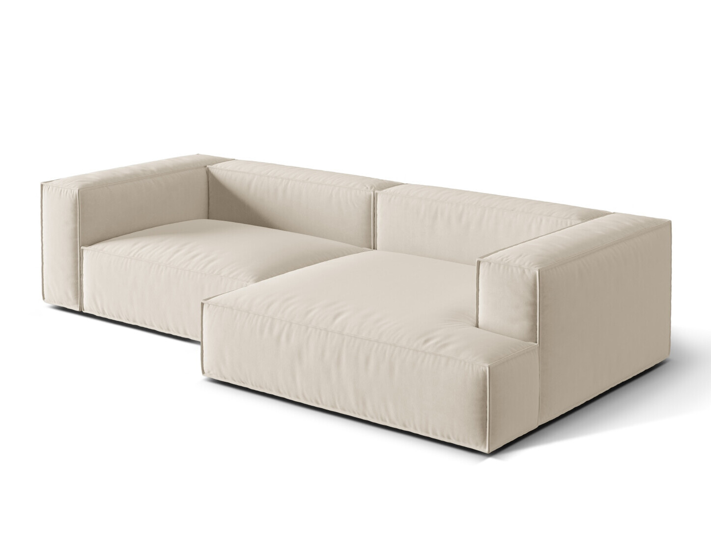 Modulinis minkštas kampas Sonsore 114 (Paris Cream)