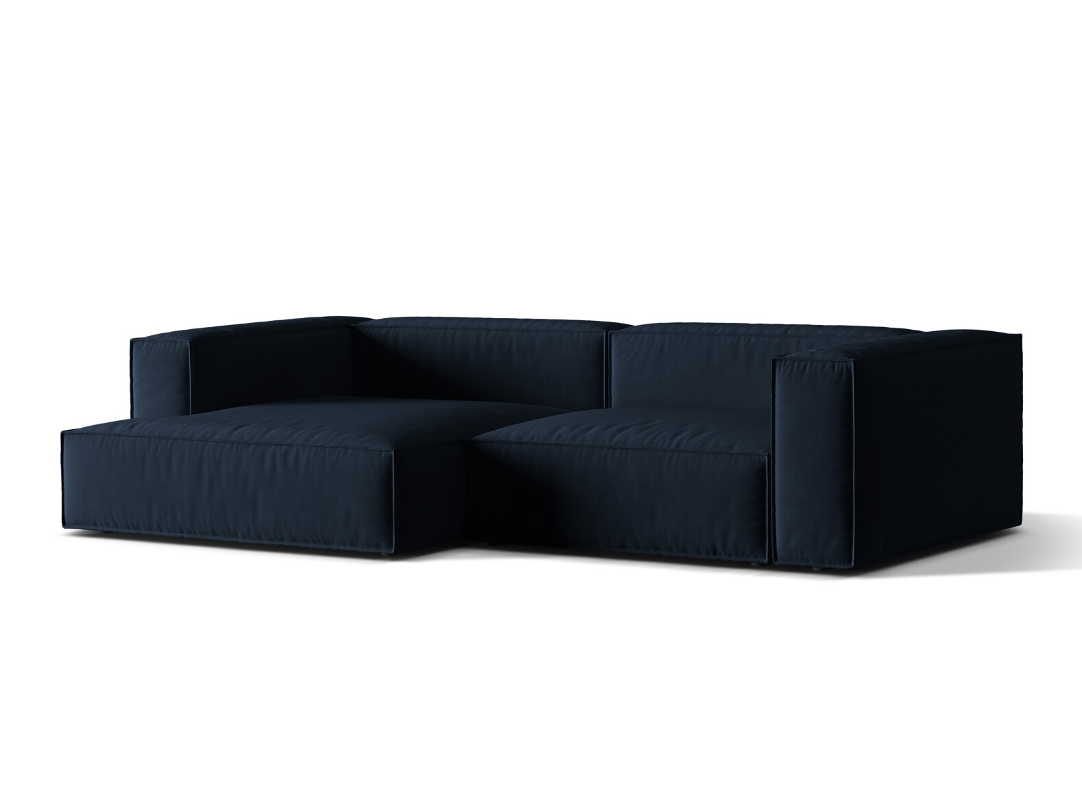 Modulinis minkštas kampas Sonsore 114 (Paris Deep Blue)