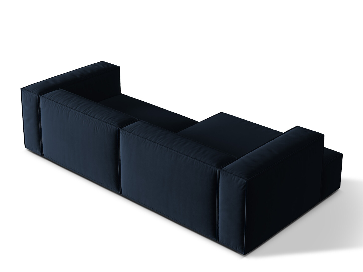 Modulinis minkštas kampas Sonsore 114 (Paris Deep Blue)