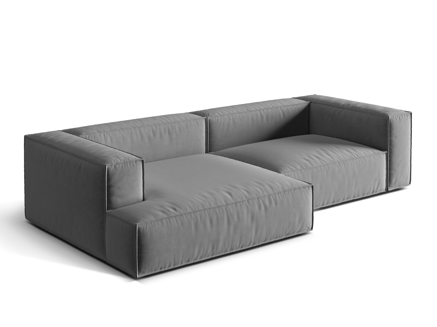 Modulinis minkštas kampas Sonsore 114 (Paris Steel)