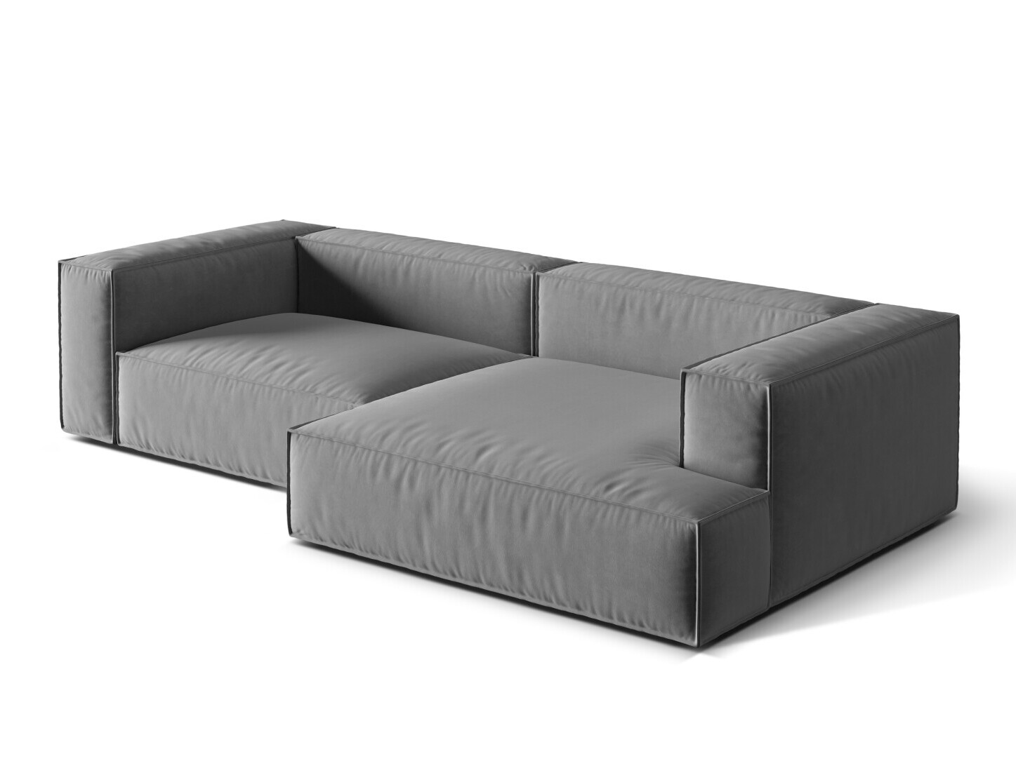 Modulinis minkštas kampas Sonsore 114 (Paris Steel)