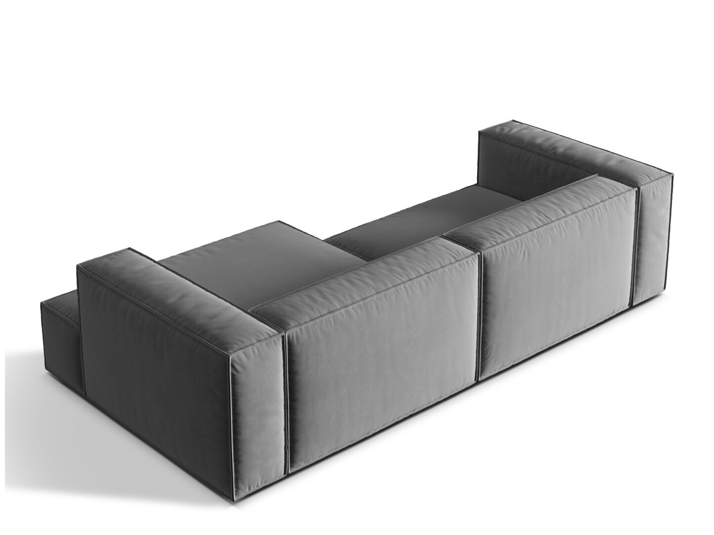 Modulinis minkštas kampas Sonsore 114 (Paris Steel)