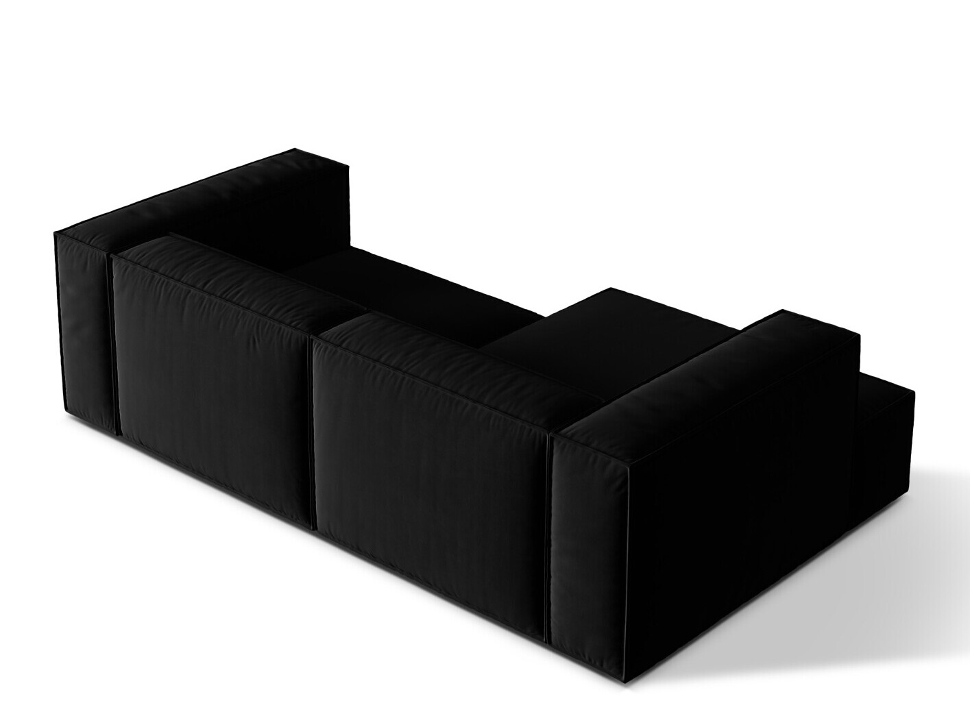 Modulinis minkštas kampas Sonsore 113 (Paris Black)