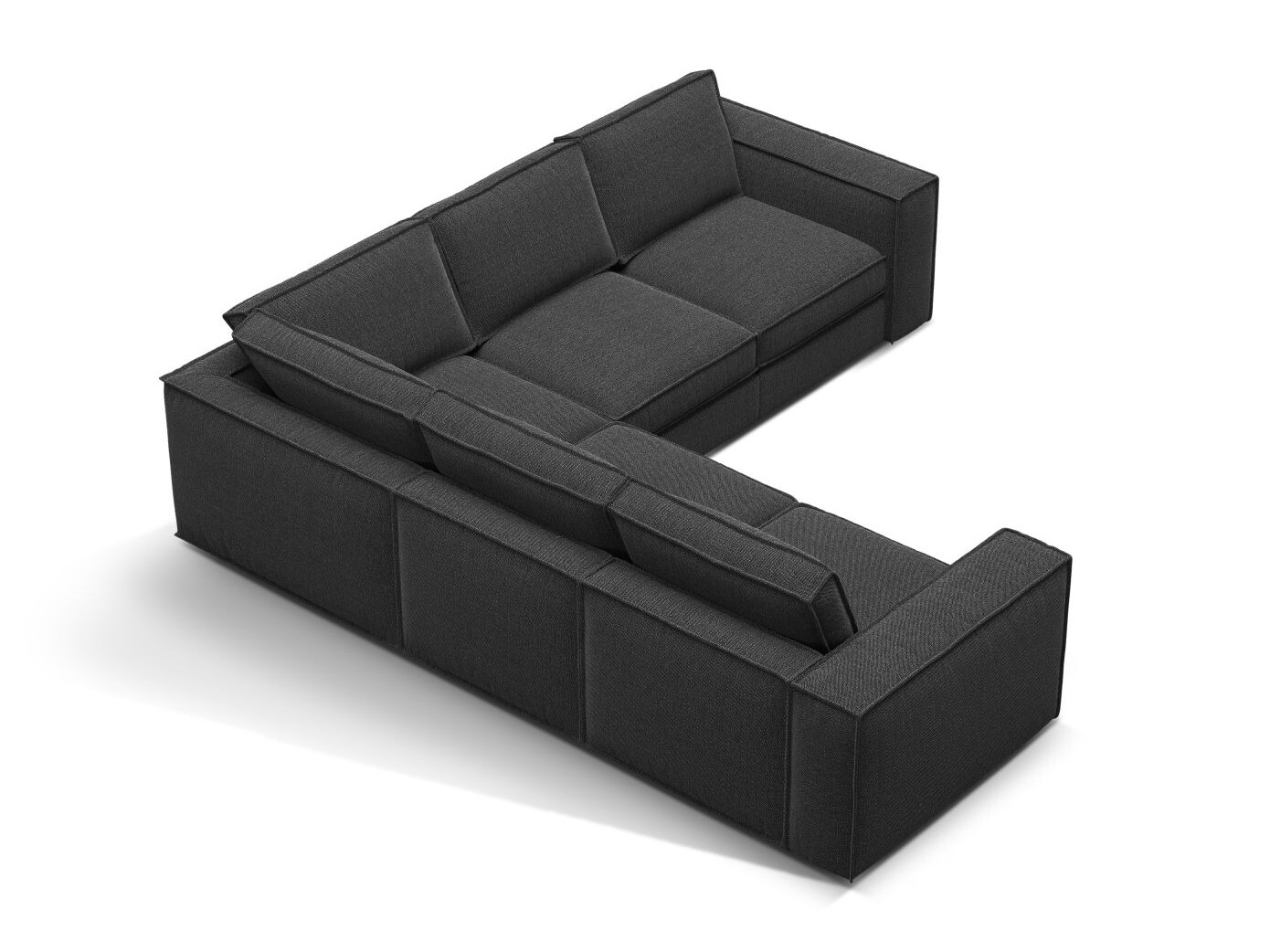Modulinis minkštas kampas Dalodei 113 (Babel Black)