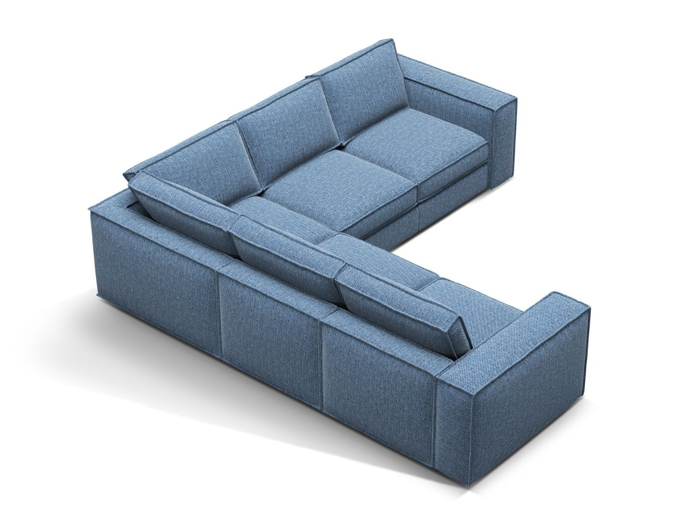 Modulinis minkštas kampas Dalodei 113 (Babel Blue)