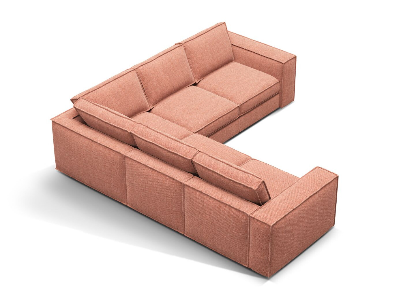 Modulinis minkštas kampas Dalodei 113 (Babel Red)