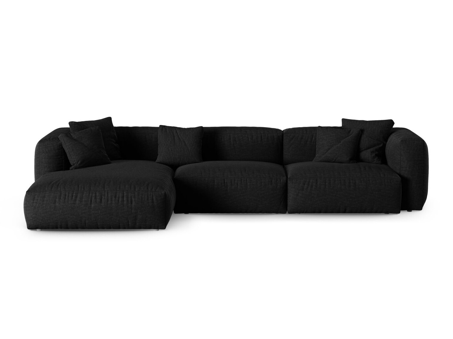 Modulinis minkštas kampas Sorcoro 121 (Boston Black)