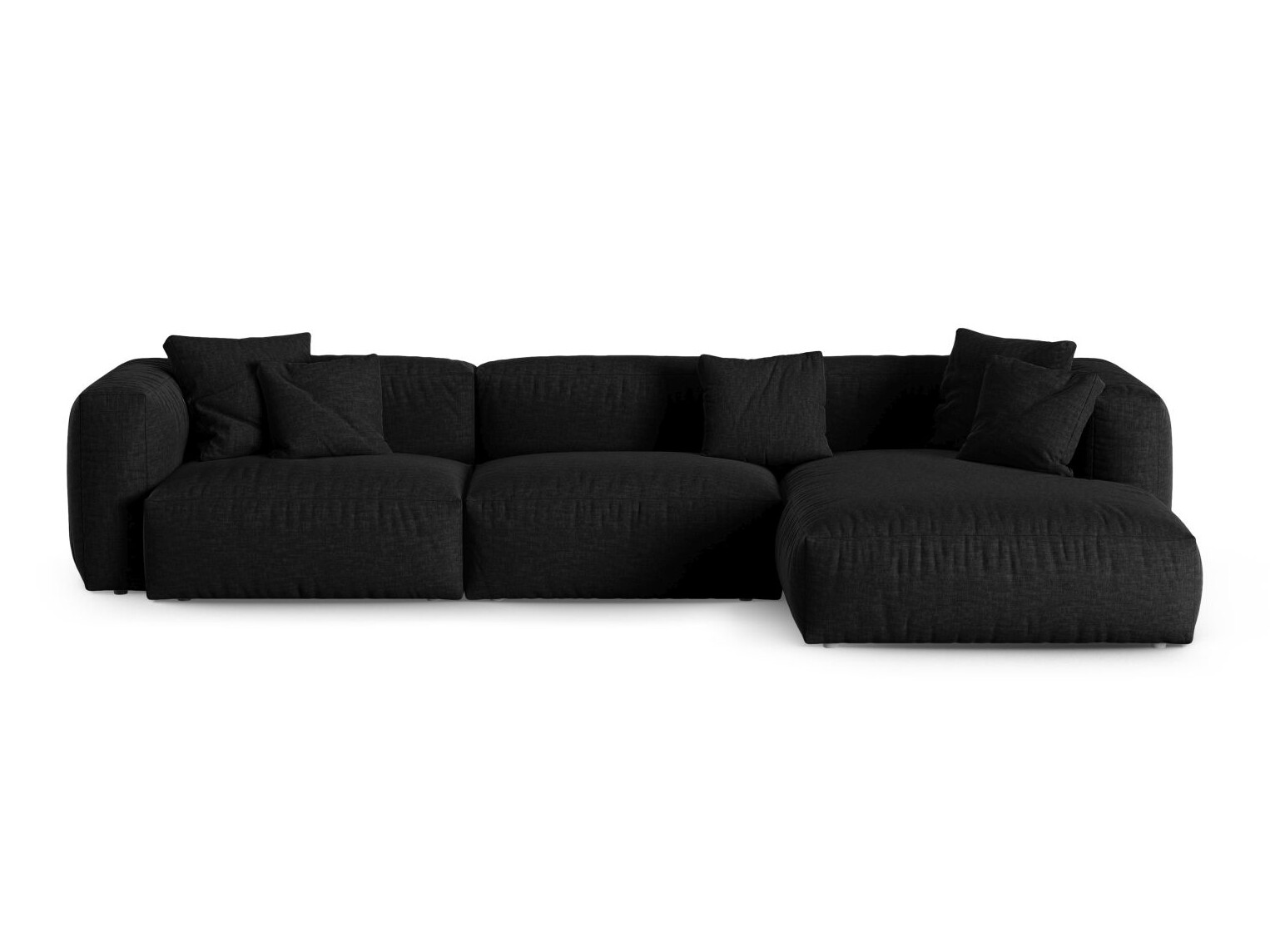 Modulinis minkštas kampas Sorcoro 121 (Boston Black)
