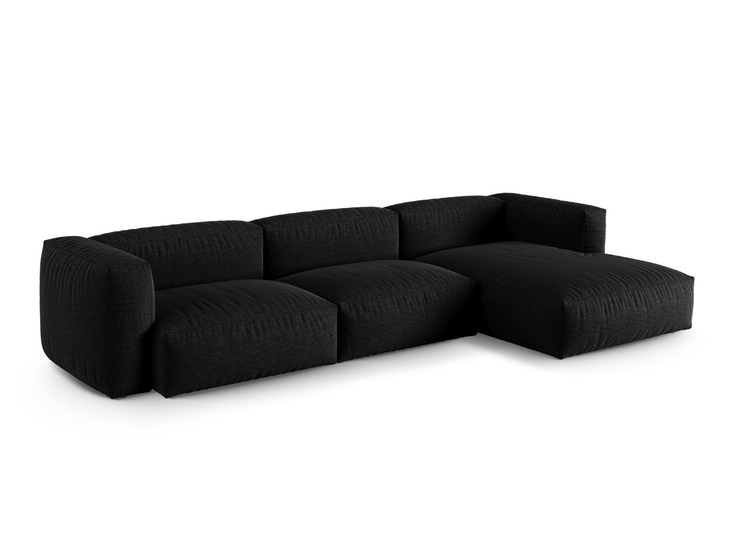 Modulinis minkštas kampas Sorcoro 121 (Boston Black)