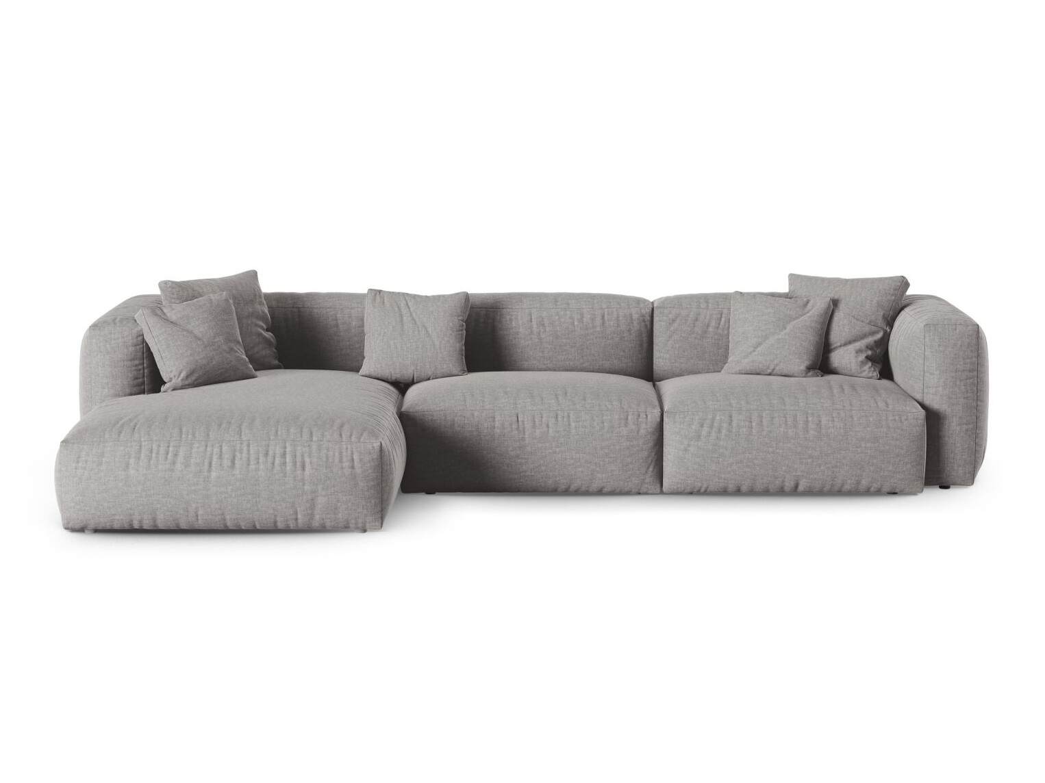 Modulinis minkštas kampas Sorcoro 121 (Boston Light Grey)