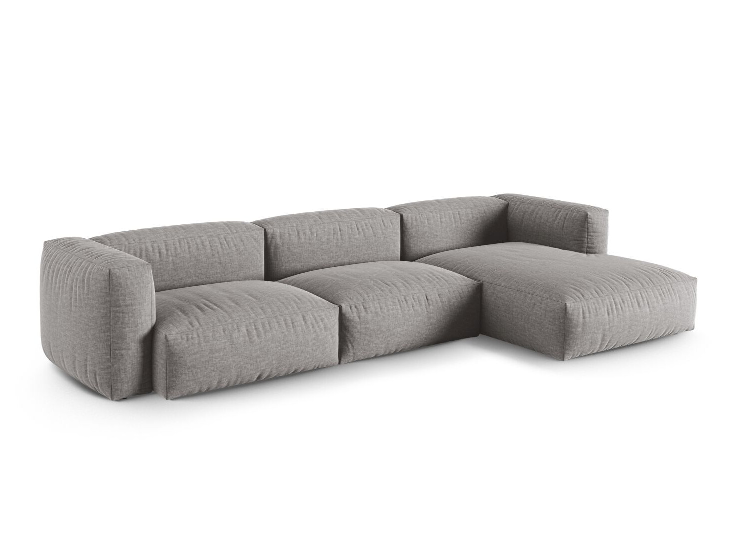 Modulinis minkštas kampas Sorcoro 121 (Boston Light Grey)
