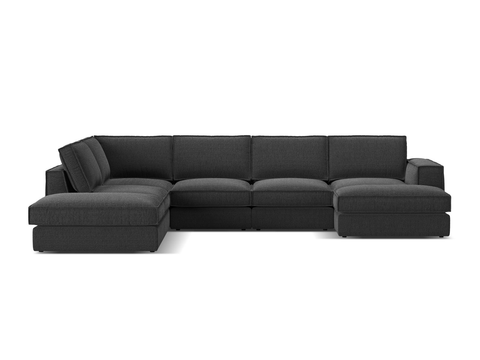 Modulinis minkštas kampas Dalodei 114 (Babel Black)