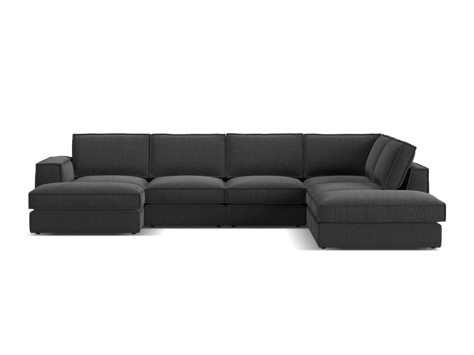 Modulinis minkštas kampas Dalodei 114 (Babel Black)