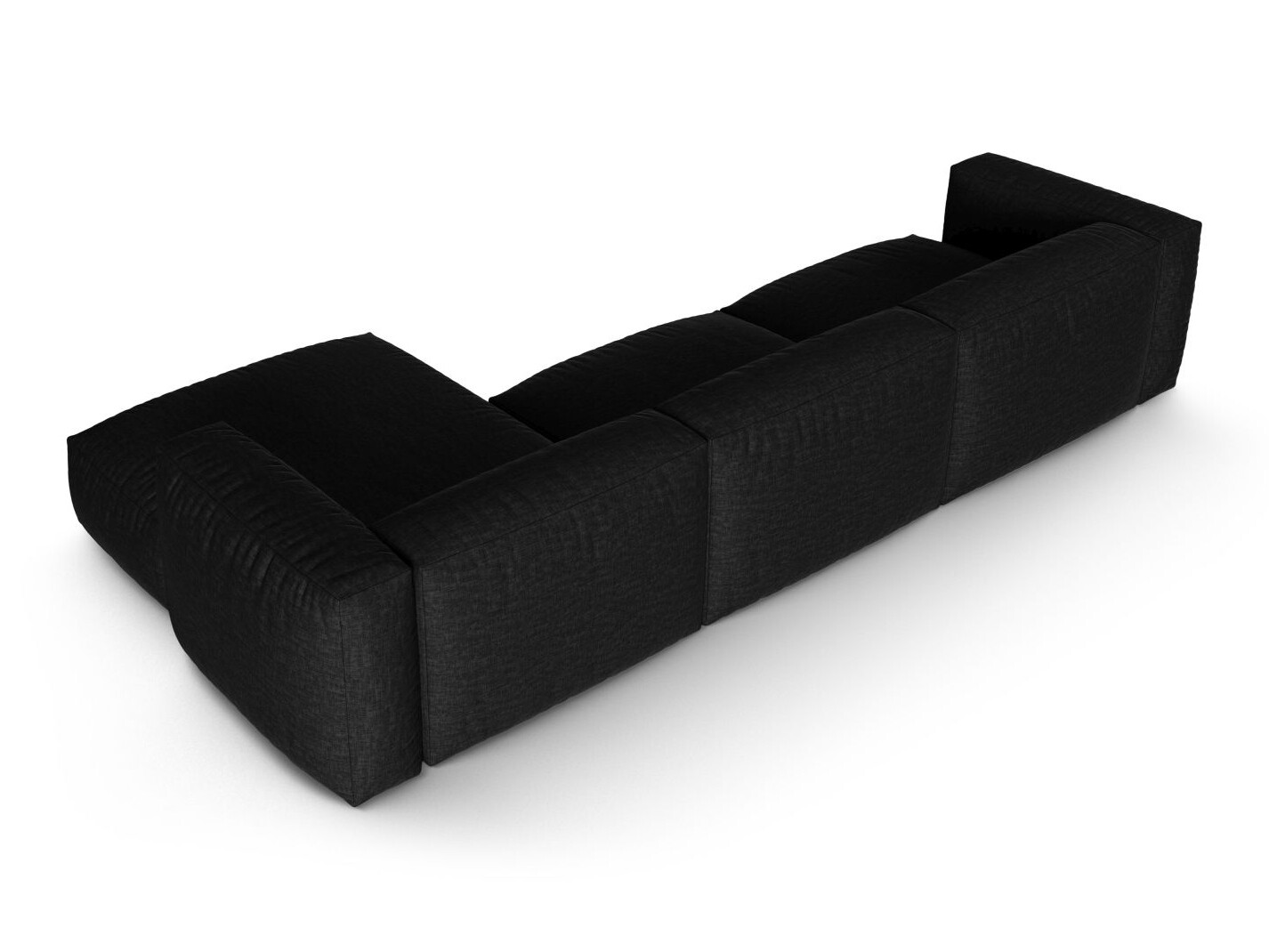 Modulinis minkštas kampas Sorcoro 121 (Boston Black)