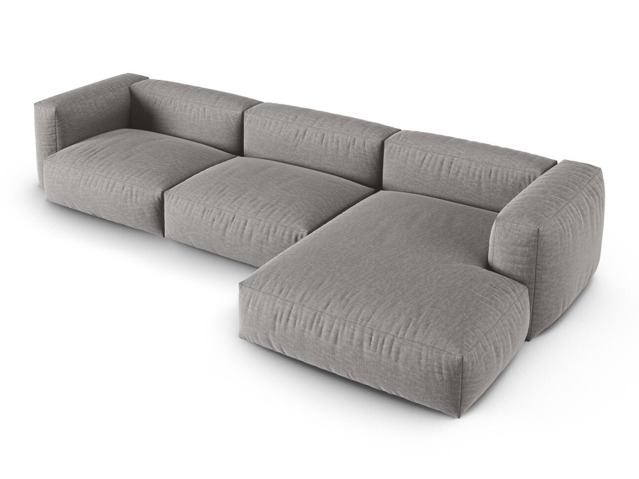 Modulinis minkštas kampas Sorcoro 121 (Boston Light Grey)