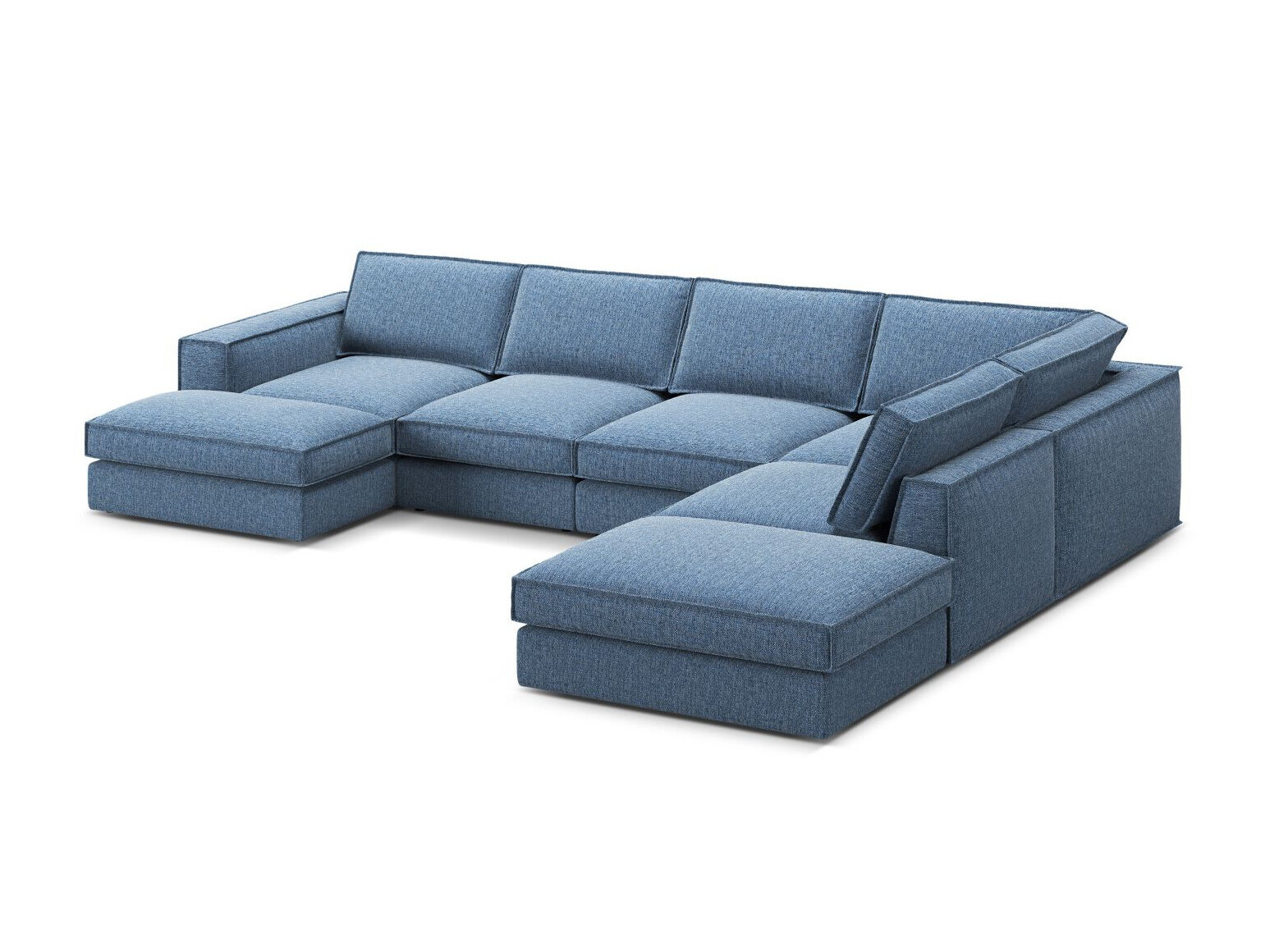 Modulinis minkštas kampas Dalodei 114 (Babel Blue)