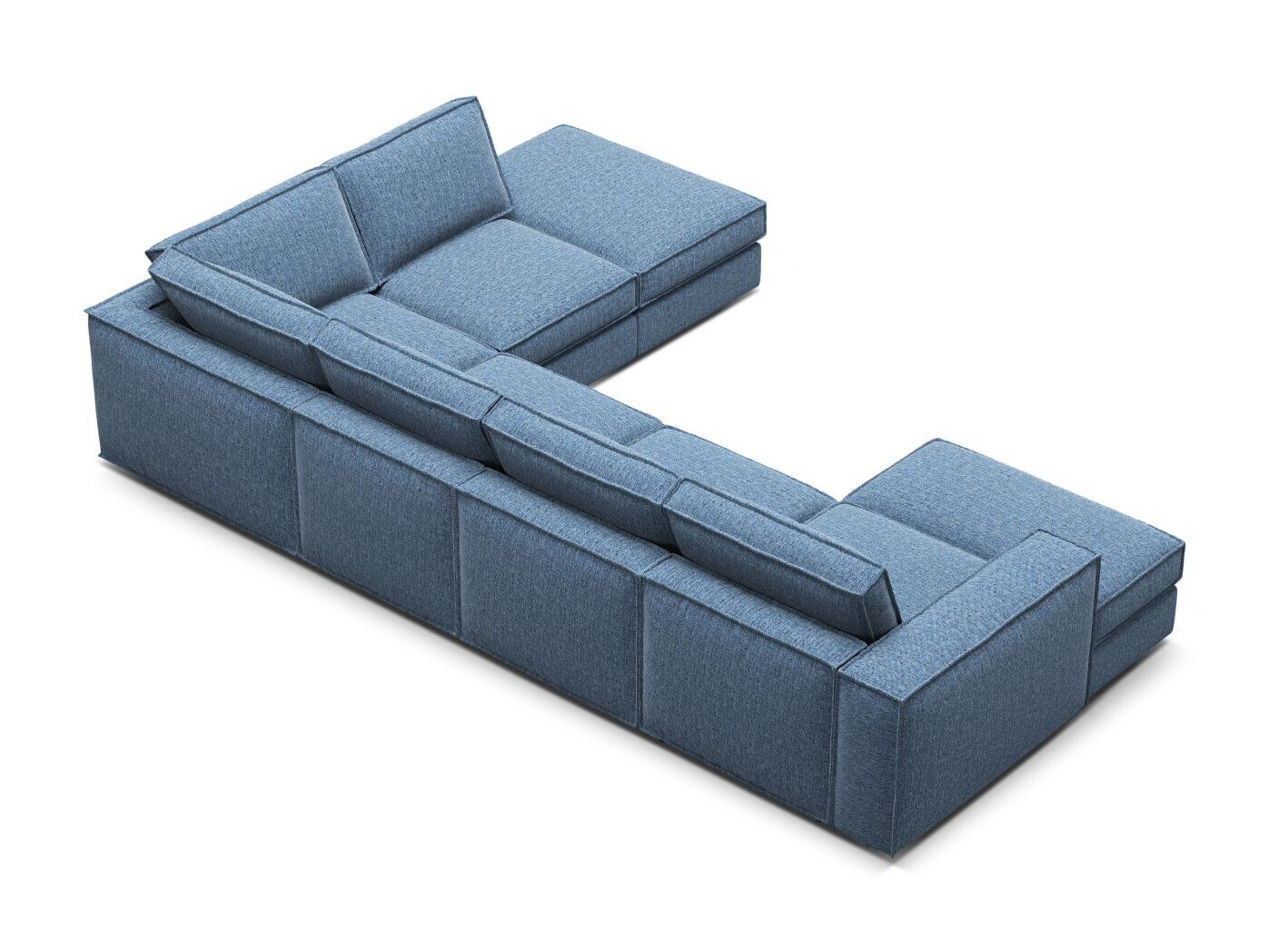Modulinis minkštas kampas Dalodei 114 (Babel Blue)