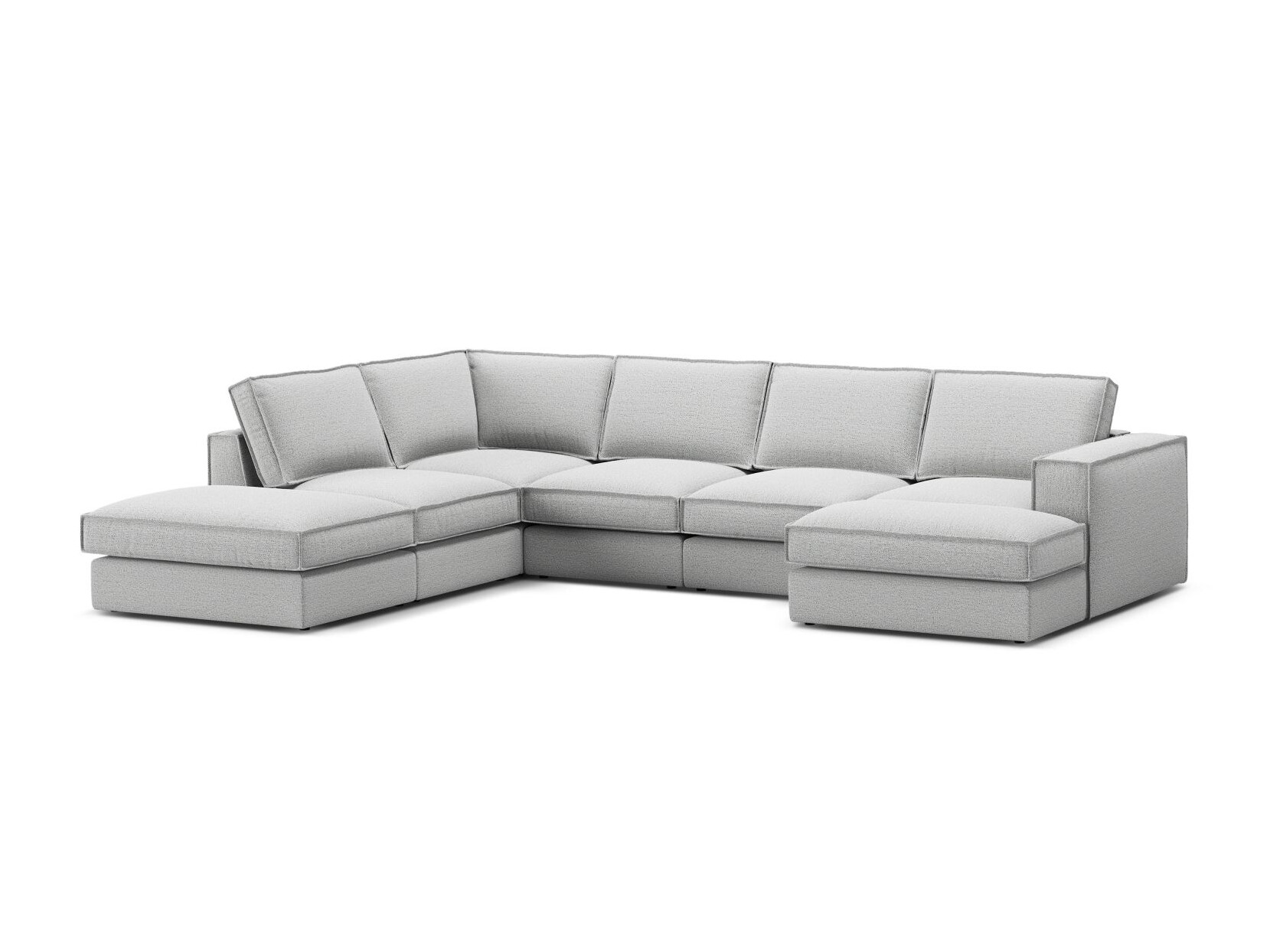 Modulinis minkštas kampas Dalodei 114 (Babel Light grey)