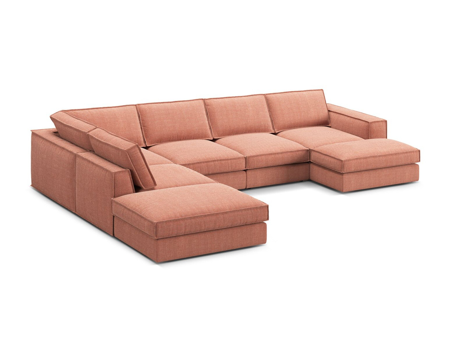 Modulinis minkštas kampas Dalodei 114 (Babel Red)