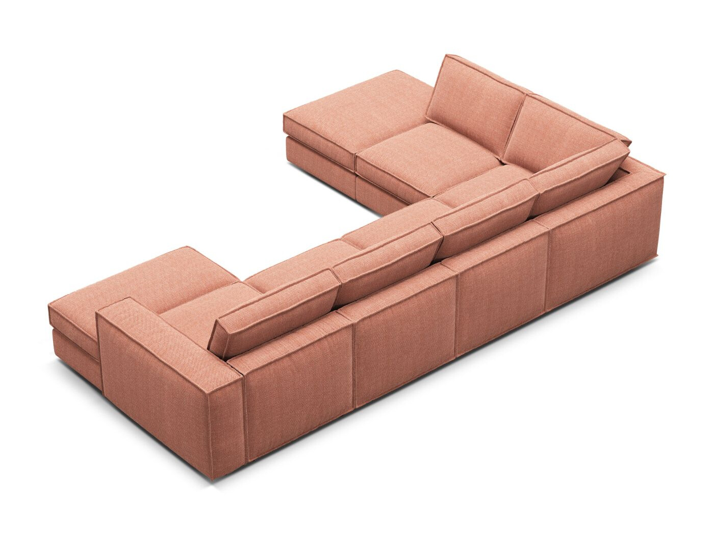 Modulinis minkštas kampas Dalodei 114 (Babel Red)