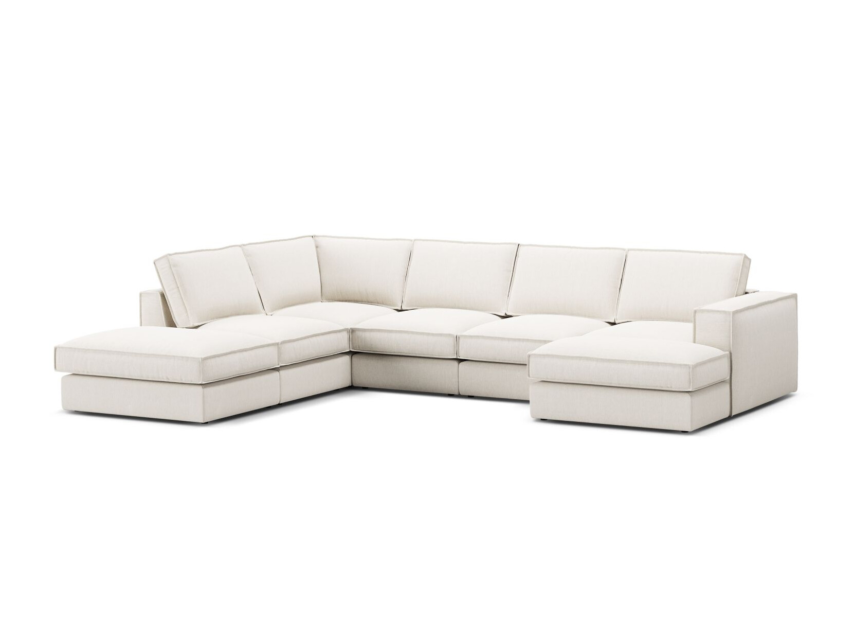 Modulinis minkštas kampas Dalodei 114 (Babel White)