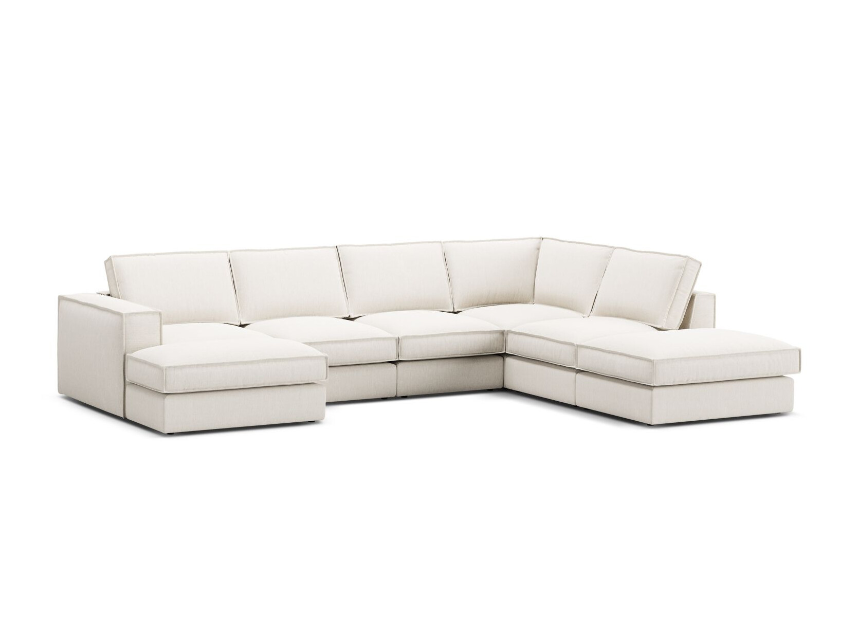 Modulinis minkštas kampas Dalodei 114 (Babel White)