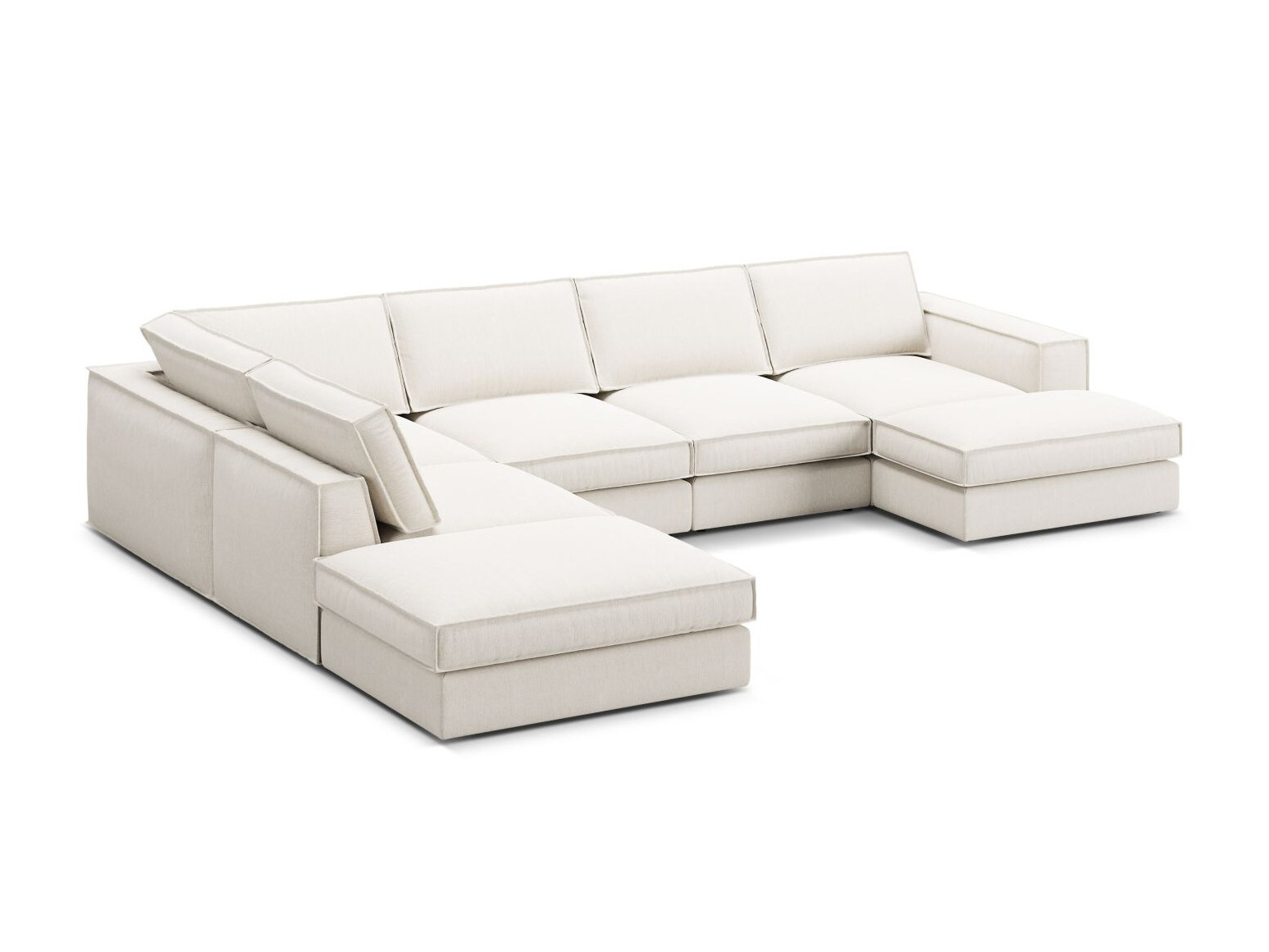 Modulinis minkštas kampas Dalodei 114 (Babel White)