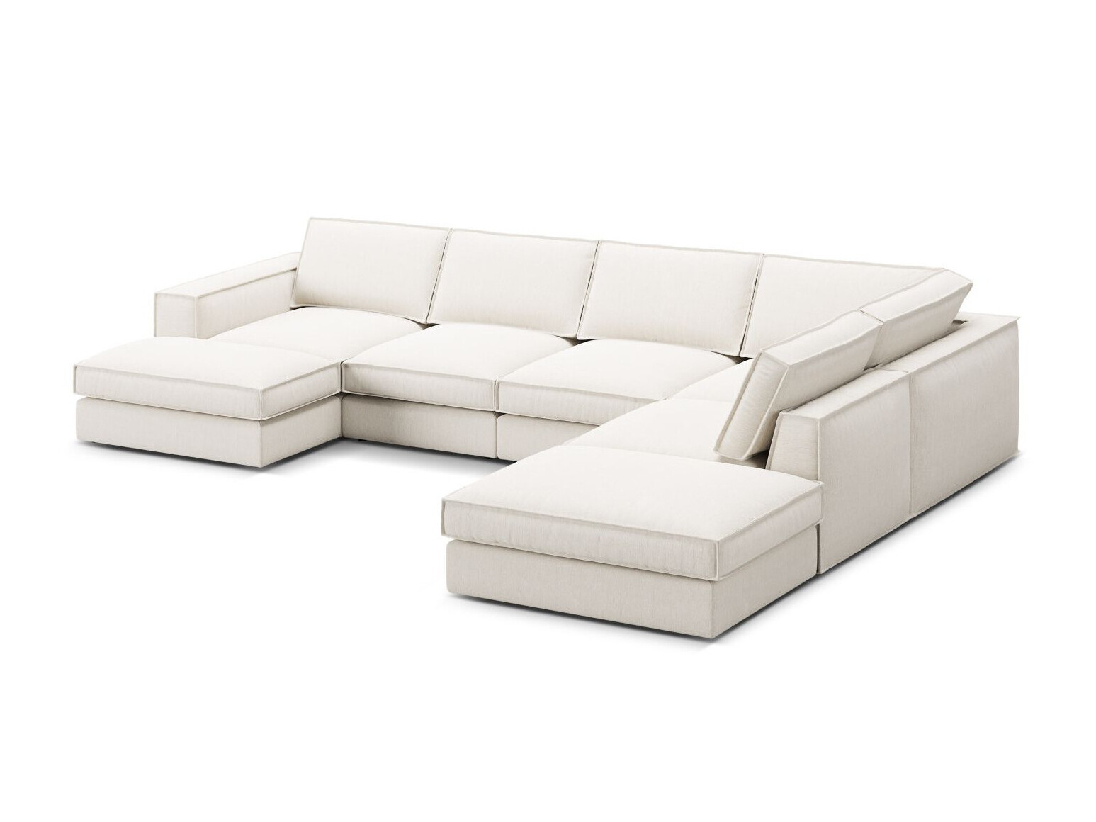 Modulinis minkštas kampas Dalodei 114 (Babel White)