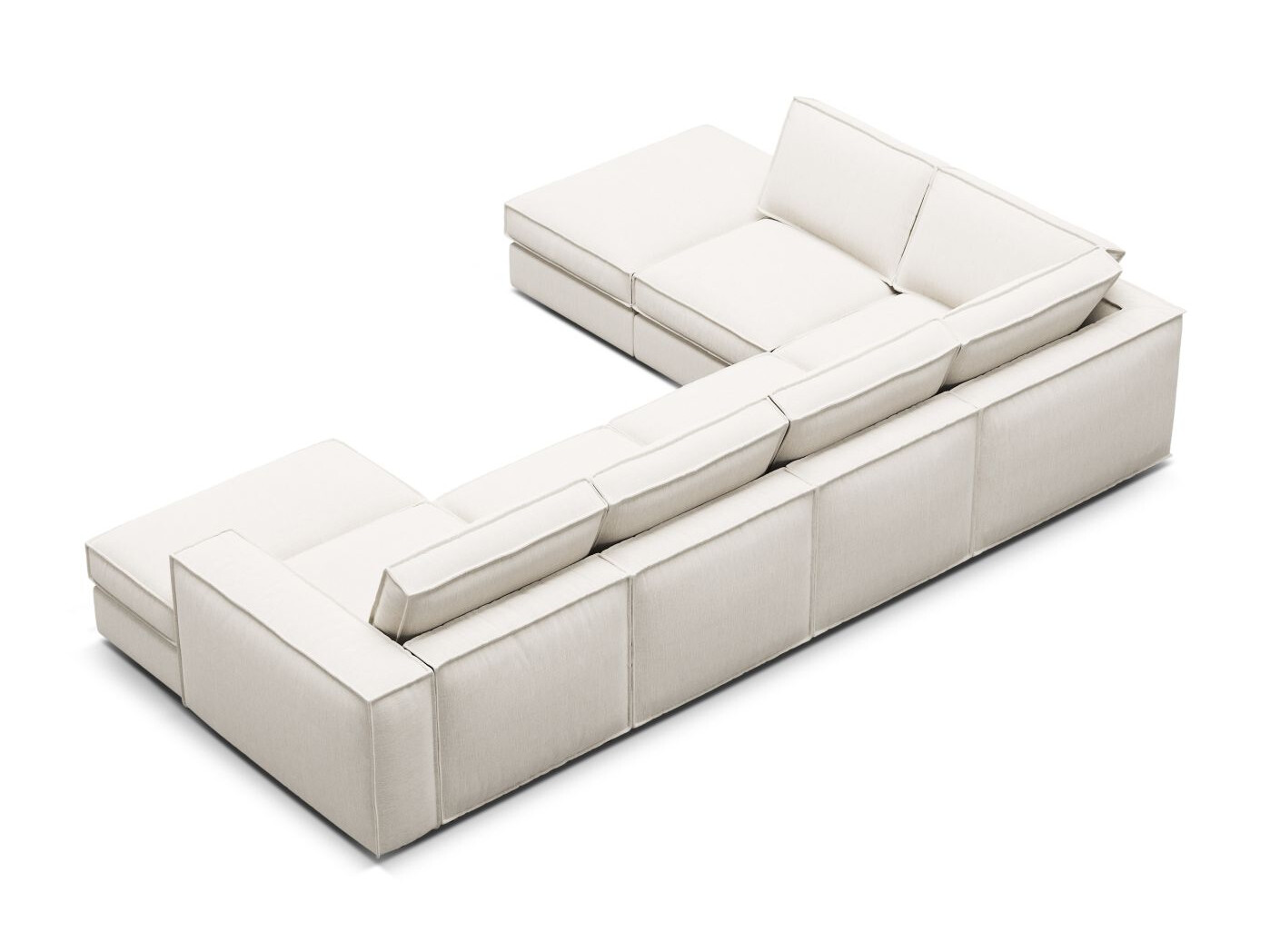 Modulinis minkštas kampas Dalodei 114 (Babel White)