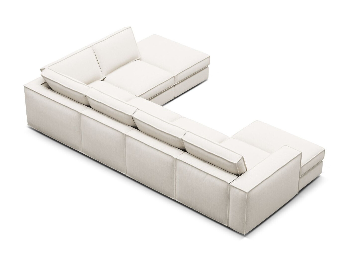 Modulinis minkštas kampas Dalodei 114 (Babel White)